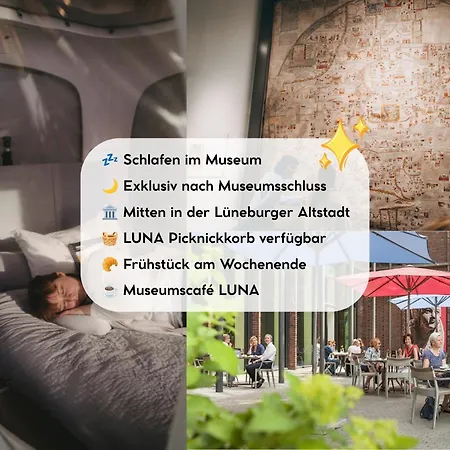 One Night In A Museum - Luna Sleep Cube Luxury tent Luneburg